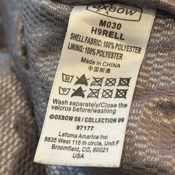 Oxbow French Surf Brand Wind Stopper Unisex Wndbreaker Jacket Multiclored Size L - Picture 9 of 14